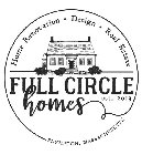 FULL CIRCLE HOMES EST. 2013 HOME RENOVATION . DESIGN . REAL ESTATE PLYMPTON, MASSACHUSETTS