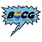 B G C G BLACK·GAY·COMIC·GEEK