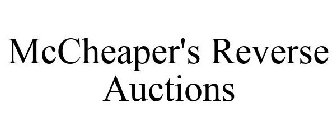 MCCHEAPER'S REVERSE AUCTIONS