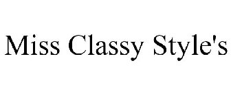 MISS CLASSY STYLE'S