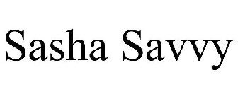 SASHA SAVVY