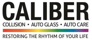 CALIBER COLLISION · AUTO GLASS · AUTO CARE RESTORING THE RHYTHM OF YOUR LIFE
