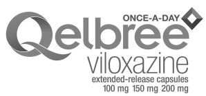 ONCE-A-DAY QELBREE VILOXAZINE EXTENDED-RELEASE CAPSULES 100 MG 150 MG 200 MG