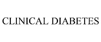CLINICAL DIABETES