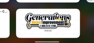 GENERATIONS HOME IMPROVEMENT LLC