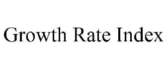 GROWTH RATE INDEX