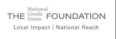 THE NATIONAL CREDIT UNION FOUNDATION LOCAL IMPACT NATIONAL REACH