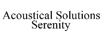 ACOUSTICAL SOLUTIONS SERENITY