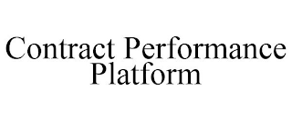 CONTRACT PERFORMANCE PLATFORM