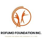 ROFUMO FOUNDATION INC. TOUCHING THE WORLD ONE COMMUNITY AT A TIME !