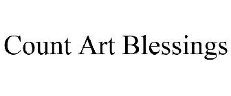 COUNT ART BLESSINGS