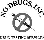 NO DRUGS, INC. DRUG TESTING SERVICES