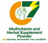 C7 MULTIVITAMIN AND HERBAL SUPPLEMENT POWDER
