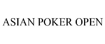 ASIAN POKER OPEN