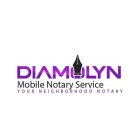 DIAMOLYN MOBILE NOTARY SERVICE YOUR NEIGHBOURHOOD NOTARY.