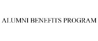 ALUMNI BENEFITS PROGRAM