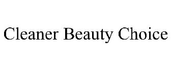 CLEANER BEAUTY CHOICE