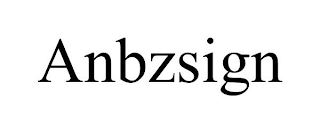 ANBZSIGN