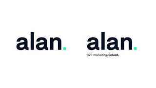 ALAN. ALAN. B2B MARKETING. SOLVED.