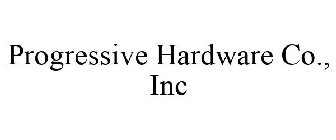 PROGRESSIVE HARDWARE CO., INC