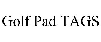 GOLF PAD TAGS
