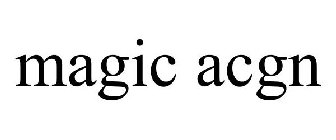 MAGIC ACGN