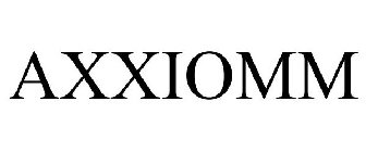 AXXIOMM