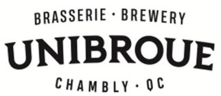 BRASSERIE · BREWERY UNIBROUE CHAMBLY · QC