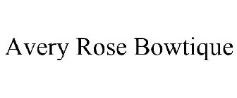 AVERY ROSE BOWTIQUE