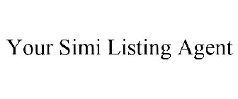 YOUR SIMI LISTING AGENT