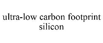 ULTRA-LOW CARBON FOOTPRINT SILICON