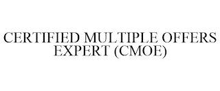 CERTIFIED MULTIPLE OFFERS EXPERT (CMOE)