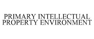 PRIMARY INTELLECTUAL PROPERTY ENVIRONMENT