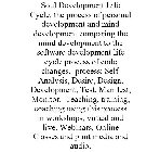 SOUL DEVELOPMENT LIFE CYCLE, THE PROCESS OF PERSONAL DEVELOPMENT AND MIND DEVELOPMENT COMPARING THE MIND DEVELOPMENT TO THE SOFTWARE DEVELOPMENT LIFE CYCLE PROCESS OF CODE CHANGES. PROCESS: SELF ANALY