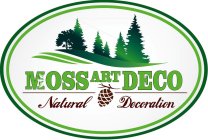MOSSART DECO NATURAL DECORATION