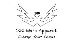 100 WATS APPAREL CHARGE YOUR FOCUS 100