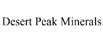 DESERT PEAK MINERALS