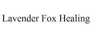 LAVENDER FOX HEALING