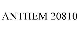 ANTHEM 20810