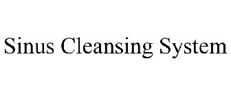 SINUS CLEANSING SYSTEM