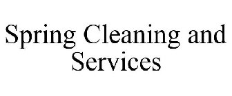 SPRING CLEANING AND SERVICES