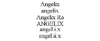 ANGELIX ANGELIX ANGELIX RA ANGELIX ANGEL.I.X ANGEL.II.X