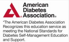 A AMERICAN DIABETES ASSOCIATION CONNECTED FOR LIFE *THE AMERICAN DIABETES ASSOCIATION RECOGNIZES THIS EDUCATION SERVICE AS MEETING THE NATIONAL STANDARDS FOR DIABETES SELF-MANAGEMENT EDUCATION AND SUP