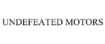 UNDEFEATED MOTORS