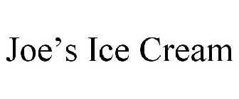 JOE'S ICE CREAM
