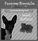 PAWSOME BONESICLES BY HOLISTICHEALTH ORGANIC HEALTHY DOG TREAT MADE WITH REAL BONES