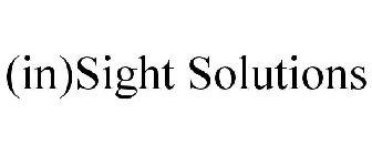 (IN)SIGHT SOLUTIONS