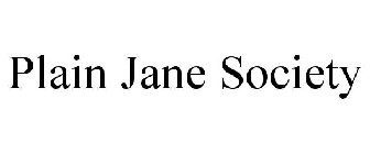 PLAIN JANE SOCIETY