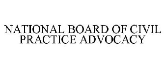 NATIONAL BOARD OF CIVIL PRACTICE ADVOCACY