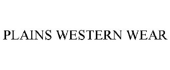 PLAINS WESTERN WEAR